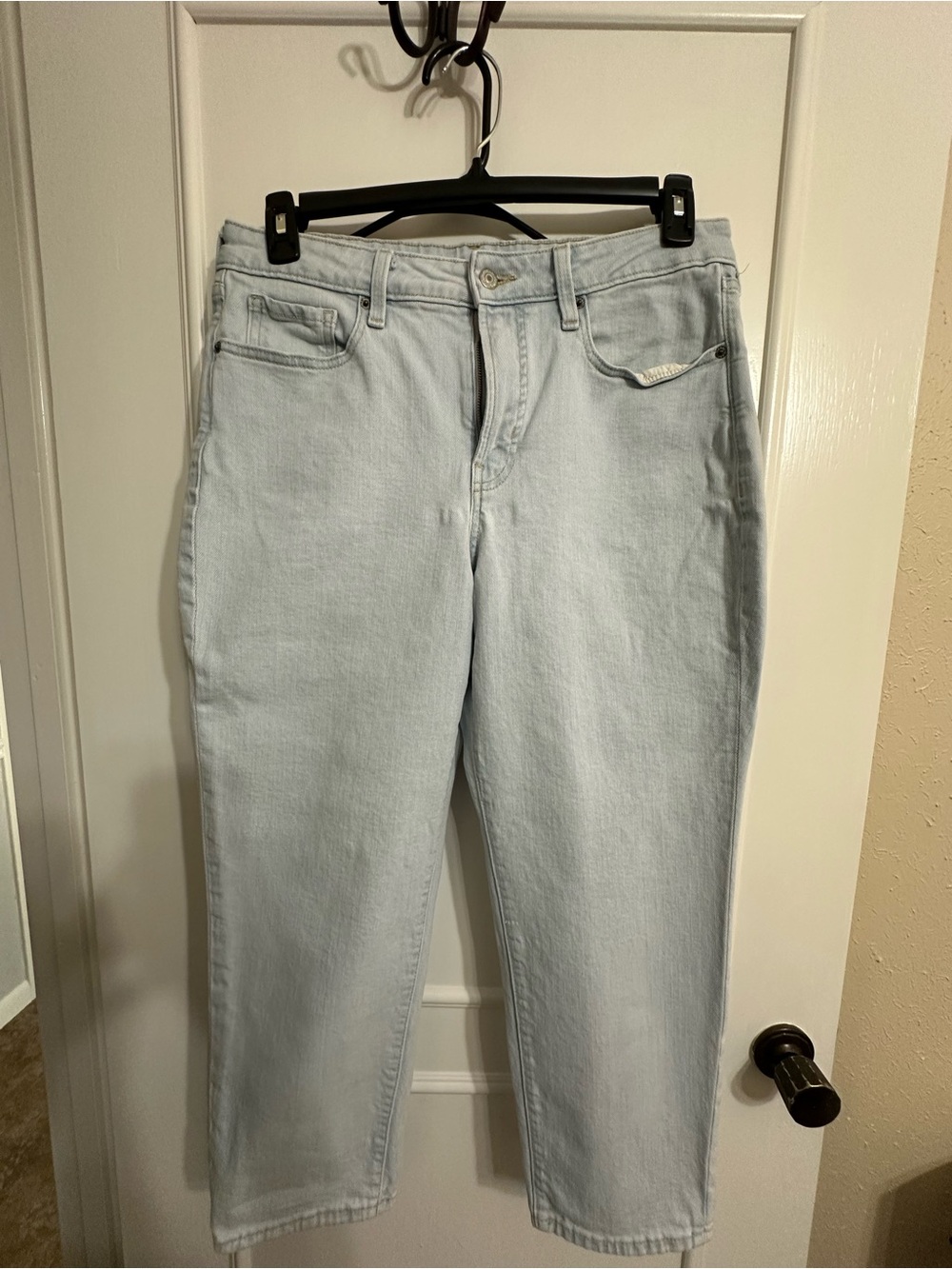 Old Navy Light Blue Loose Straight Leg Jeans Size 12p